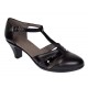 Pantofi eleganti dama din piele naturala, negri si piele naturala lacuita, toc 5 cm - NA173LNB Pantofi eleganti dama din piele naturala, negri si piele naturala lacuita, toc 5 cm - NA173LNB