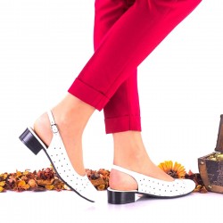 Pantofi dama decupati din piele naturala NA252AP