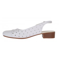 Pantofi dama casual din piele naturala Alb Box - NA252AP