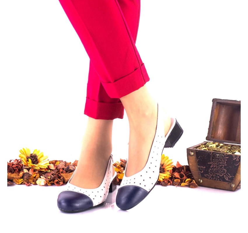 Pantofi dama casual din piele naturala NA252BLA Pantofi dama casual din piele naturala NA252BLA