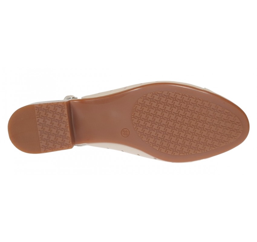 Pantofi dama casual din piele naturala Bej Box - NA252BP Pantofi dama casual din piele naturala Bej Box - NA252BP