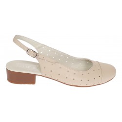 Pantofi dama casual din piele naturala Bej Box - NA252BP