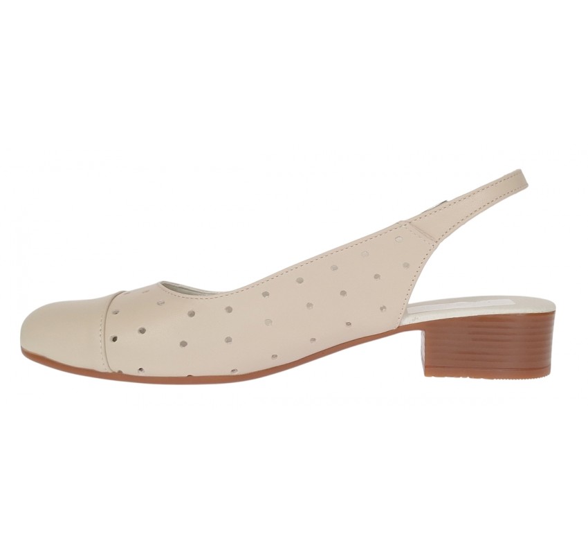 Pantofi dama casual din piele naturala Bej Box - NA252BP Pantofi dama casual din piele naturala Bej Box - NA252BP