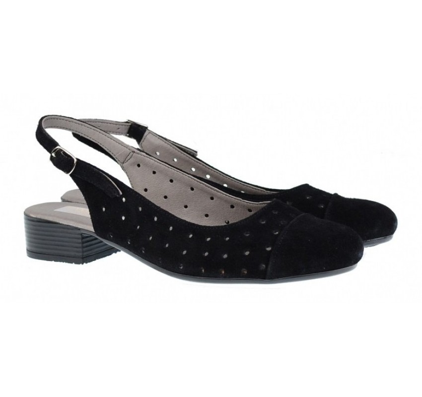 Pantofi dama casual din piele naturala din piele intoarsa NA252NS