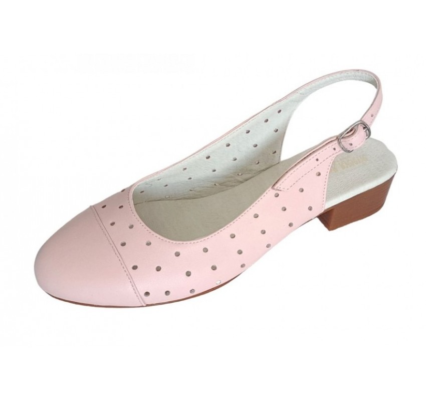 Pantofi dama casual din piele naturala Nude Box - NA252NUDP