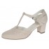 Pantofi dama eleganti decupati din piele naturală Bej Box Gama premium NA50BEJ