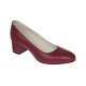 Pantofi eleganti dama lux din piele naturala premium cu toc 5 cm - NA73GRENA