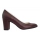 Pantofi eleganti dama din piele naturala box, toc 7 cm - Model Selena NA87BORDOP Pantofi eleganti dama din piele naturala box, toc 7 cm - Model Selena NA87BORDOP