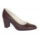 Pantofi eleganti dama din piele naturala box, toc 7 cm - Model Selena NA87BORDOP Pantofi eleganti dama din piele naturala box, toc 7 cm - Model Selena NA87BORDOP