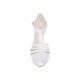 Pantofi dama albi eleganti, decupati din piele naturala, toc 9cm NAA11APL
