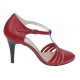 Pantofi dama decupati din piele naturala - Stiletto Rosu NAA11R Pantofi dama decupati din piele naturala - Stiletto Rosu NAA11R