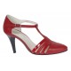 Pantofi dama decupati din piele naturala - Stiletto Rosu NAA11R Pantofi dama decupati din piele naturala - Stiletto Rosu NAA11R