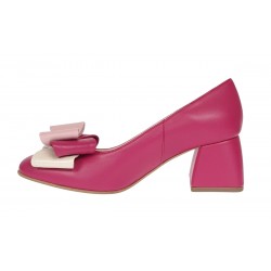 Pantofi dama office din piele naturala roz - NAB1ROZ Pantofi dama office din piele naturala roz - NAB1ROZ