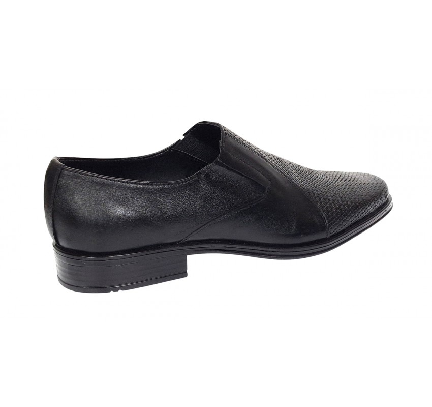 Pantofi barbati eleganti din piele naturala - Model fara siret Nik 02