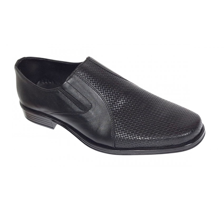 Pantofi barbati eleganti din piele naturala - Model fara siret Nik 02