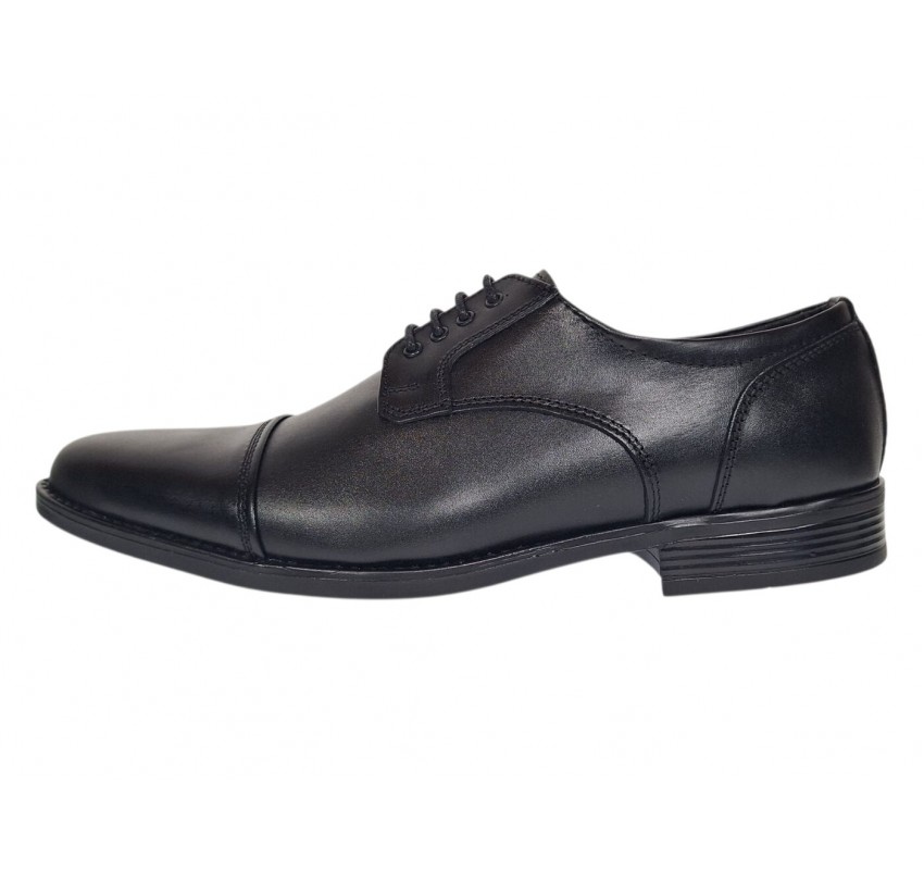 Pantofi barbati eleganti din piele naturala, Negru NIC02NVFS