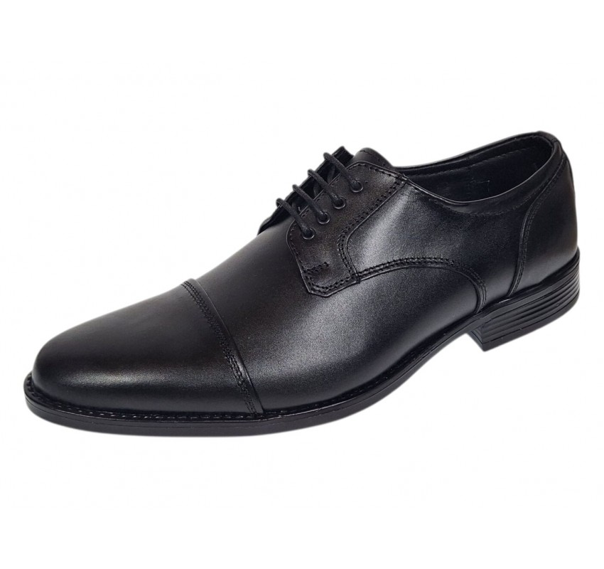 Pantofi barbati eleganti din piele naturala, Negru NIC02NVFS