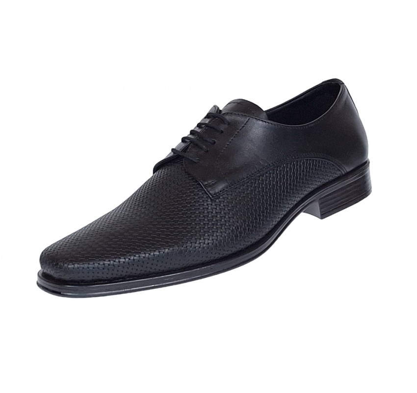 Pantofi barbati eleganti din piele naturala matritata Negru NIK NIC02PRN Pantofi barbati eleganti din piele naturala matritata Negru NIK NIC02PRN