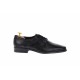 Pantofi barbati eleganti din piele naturala de culoare neagra NIC03NS