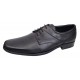 Pantofi barbati eleganti din piele naturala de culoare neagra Sir NIC03NS