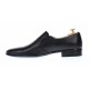 Pantofi barbati eleganti din piele naturala - Model Negru fara siret NIC142NEL