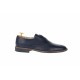 Pantofi barbati casual, eleganti din piele naturala bleumarin inchis, NIC184BLBOX