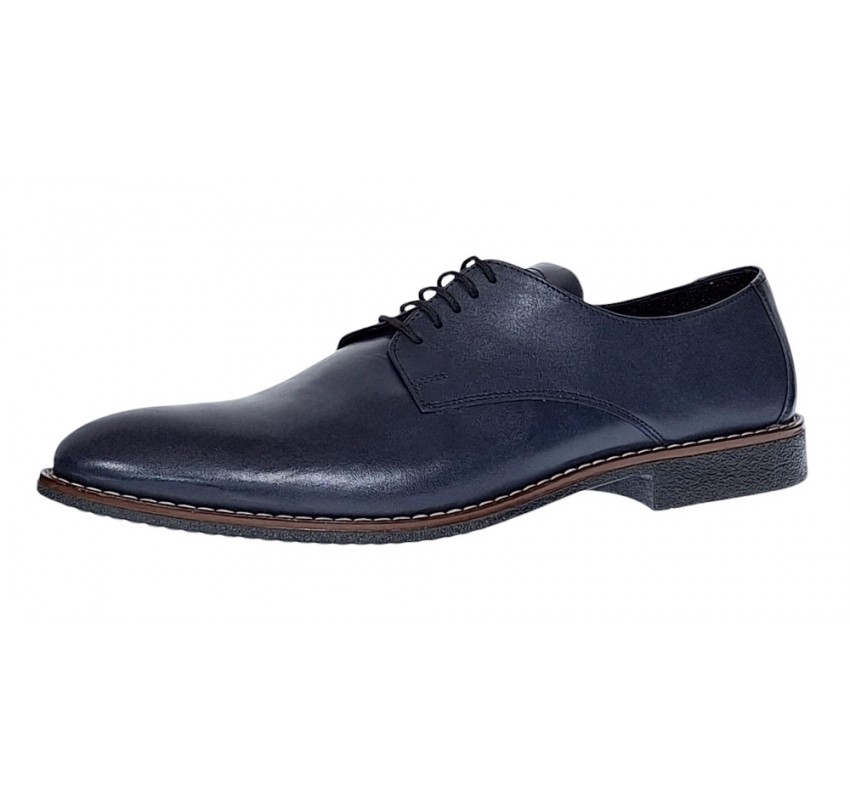 Pantofi barbati casual din piele naturala bleumarin NIC184BLBOX Pantofi barbati casual din piele naturala bleumarin NIC184BLBOX