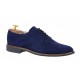 Pantofi barbati casual din piele naturala intoarsa - Model 184 Bleumarin