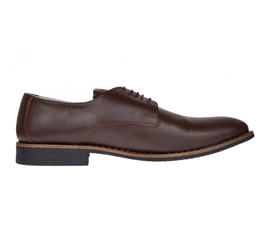 Pantofi casual barbati din piele naturala Maro - NIC184MBOX Pantofi casual barbati din piele naturala Maro - NIC184MBOX