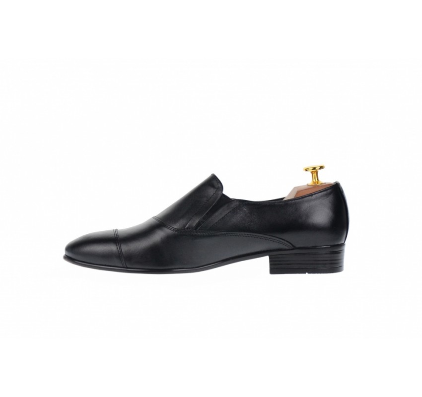 Pantofi barbati cu elastic, eleganti din piele naturala, NIC210EL