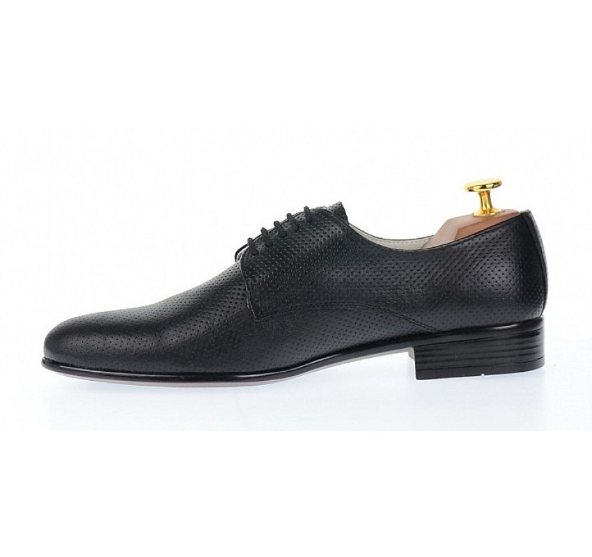Pantofi barbati eleganti din piele naturala - Model Negru NIC211SIRNP