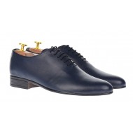 Marimea 40 Pantofi barbati eleganti din piele naturala bleumarin NIC5BLMBOX