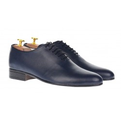 Marimea 40 Pantofi barbati eleganti din piele naturala bleumarin NIC5BLMBOX
