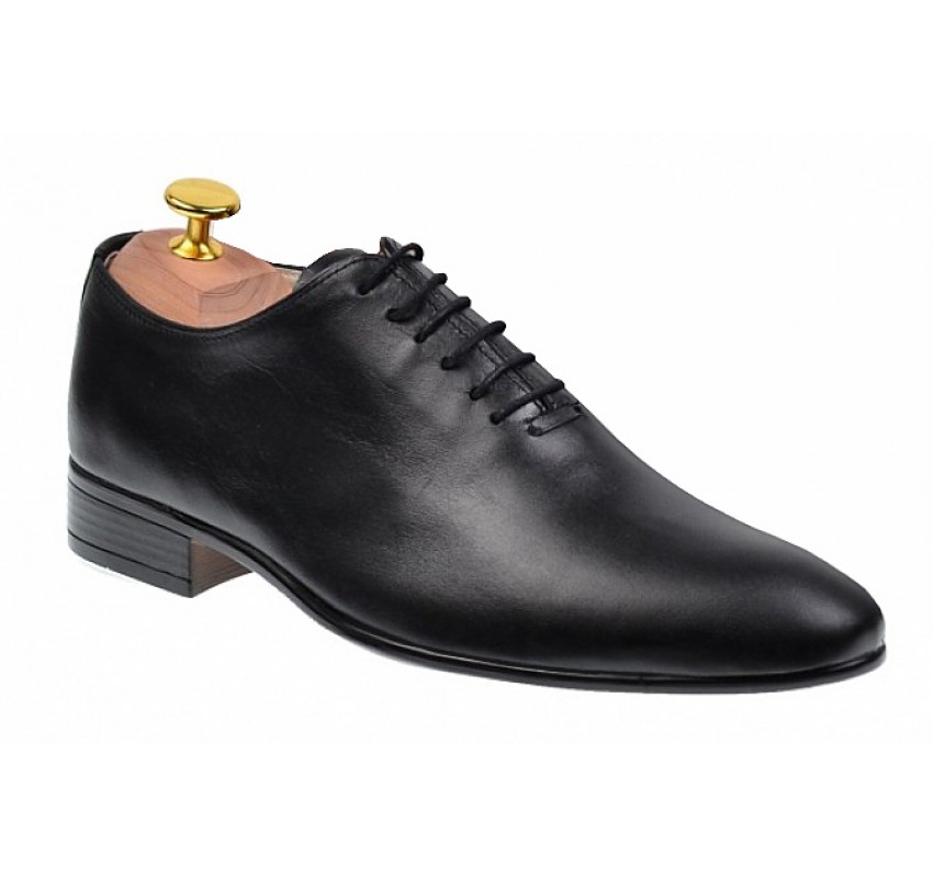 Pantofi barbati eleganti din piele naturala - Model Negru NIC5NBOX