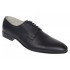 Marimea 44 Pantofi barbati negri eleganti din piele naturala matritata NIC5NBR