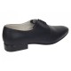 Marimea 44 Pantofi barbati negri eleganti din piele naturala matritata NIC5NBR