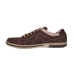 Pantofi barbati casual din piele naturala - Model Maro - Marimea 41