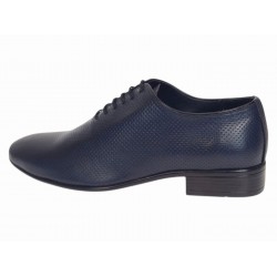 Marimea 39 Pantofi barbati eleganti bleumarin din piele naturala NIK5BLPF