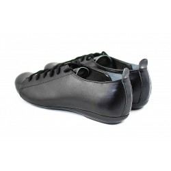 Pantofi dama casual din piele naturala cu varf lacuit - Model Emma P09LACN