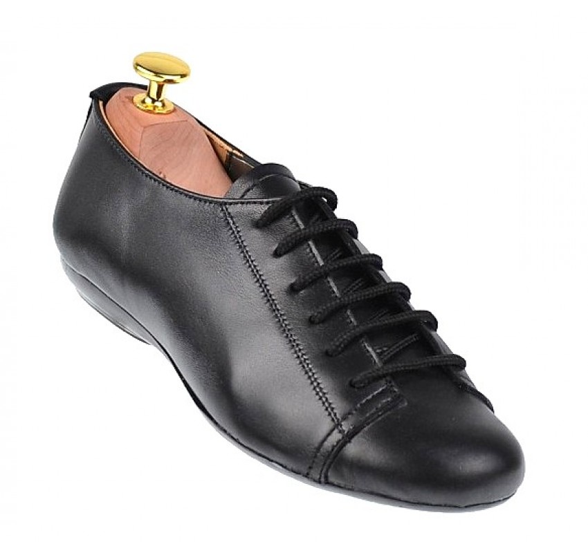 Pantofi casual dama din piele naturala box - Model Emma P09N