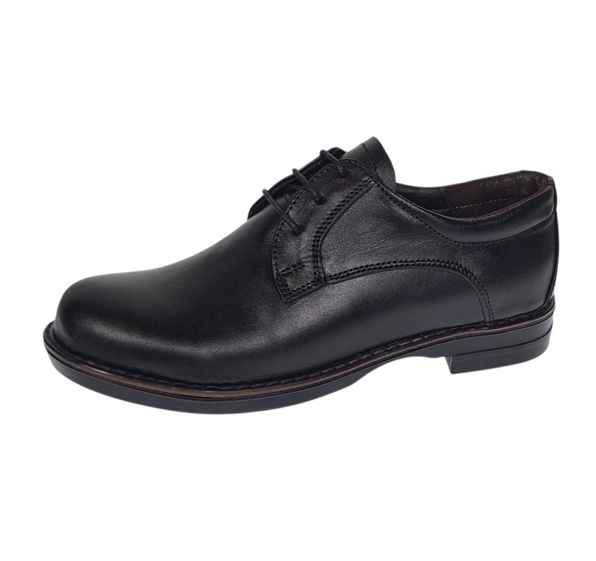 Pantofi dama casual din piele naturala culoare Negru P102N1N