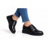 Pantofi dama din piele naturala negri – casual, talpa confort, design modern urban P102N2