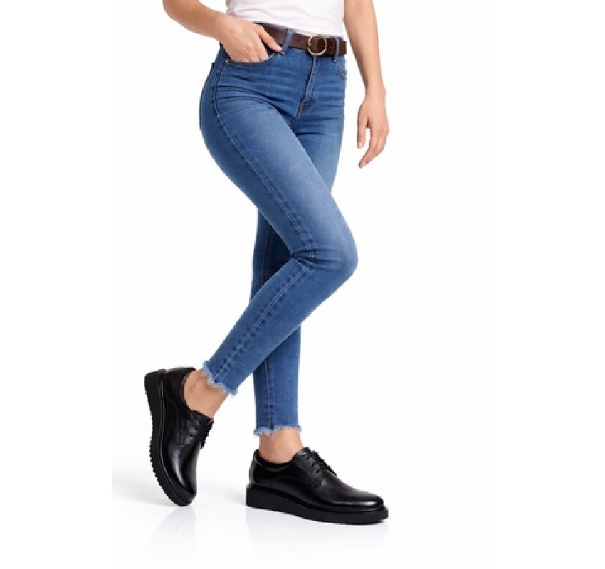Pantofi dama din piele naturala negri – casual, talpa confort, design modern urban P102N2