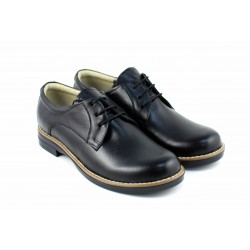 Pantofi dama casual din piele naturala Negru P102NBOX