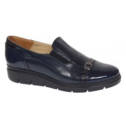 Pantofi dama casual din piele naturala bleumarian - P103BLMLAC