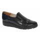 Pantofi dama casual din piele naturala Negru - P103NLAC