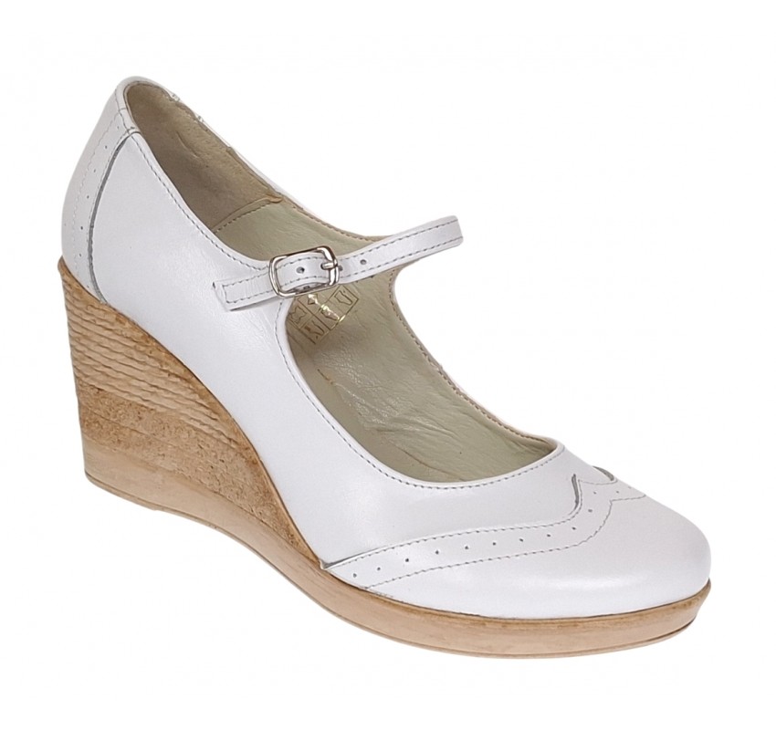 Pantofi dama casual din piele naturala Alb Box - P104ABOX Pantofi dama casual din piele naturala Alb Box - P104ABOX