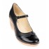 Pantofi dama casual din piele naturala  neagra - P104B