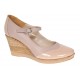 Marimea 36, 37 Pantofi dama casual din piele naturala Bej Box cu Lac- P104BB