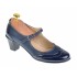 Pantofi dama eleganti din piele naturala bleumarin - P104BLBL